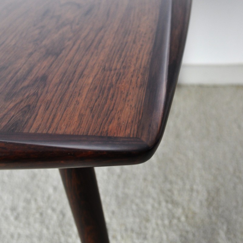 Vintage Gj108 rosewood coffee table by Grete Jalk for P. Jeppesens Møbelfabrik, Denmark 1959s