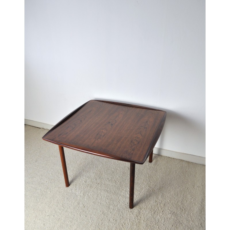 Mesa de centro vintage de palisandro Gj108 de Grete Jalk para P. Jeppesens Møbelfabrik, Dinamarca 1959s