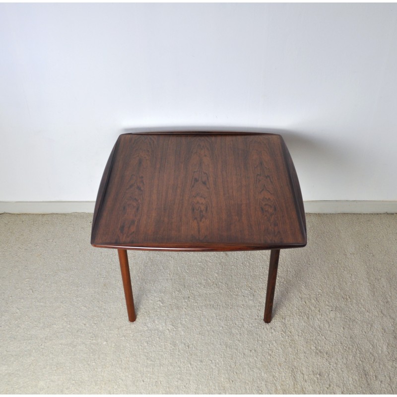 Vintage Gj108 rosewood coffee table by Grete Jalk for P. Jeppesens Møbelfabrik, Denmark 1959s