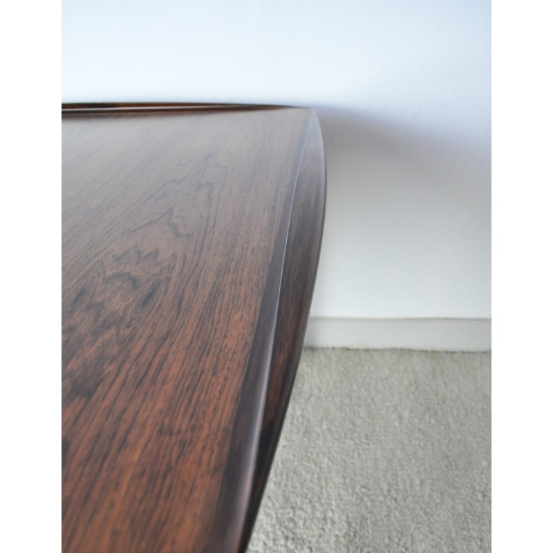 Vintage Gj108 rosewood coffee table by Grete Jalk for P. Jeppesens Møbelfabrik, Denmark 1959s