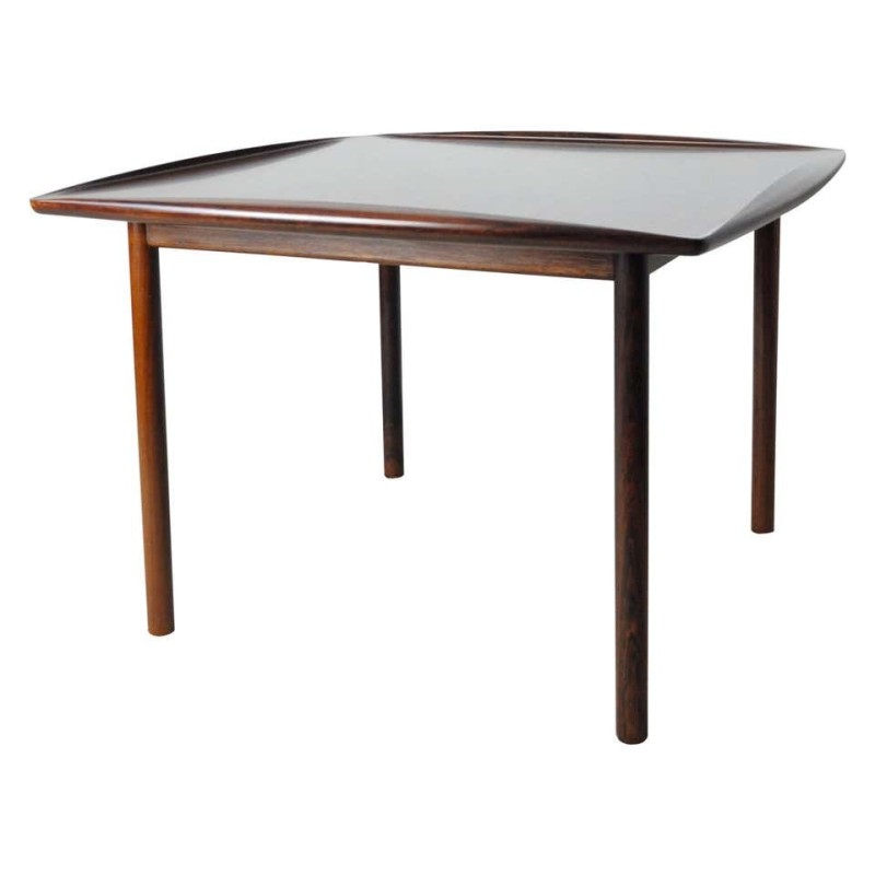 Vintage Gj108 rosewood coffee table by Grete Jalk for P. Jeppesens Møbelfabrik, Denmark 1959s