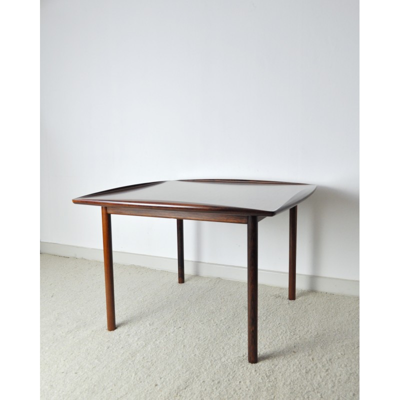 Vintage Gj108 rosewood coffee table by Grete Jalk for P. Jeppesens Møbelfabrik, Denmark 1959s