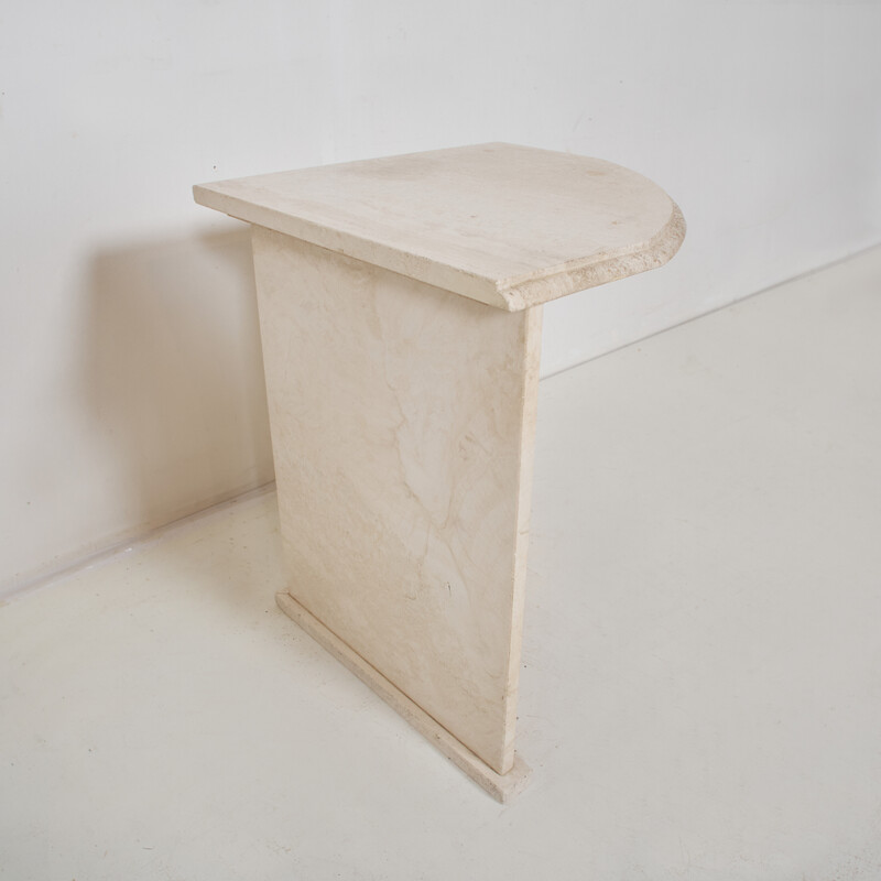 Pair of vintage travertine night stands, 1970s