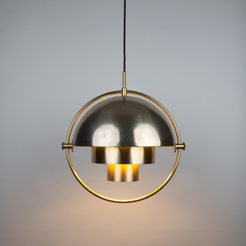 Vintage Multi-lite pendant lamp by Louis Weisdorf for Lyfa, Denmark 1972s