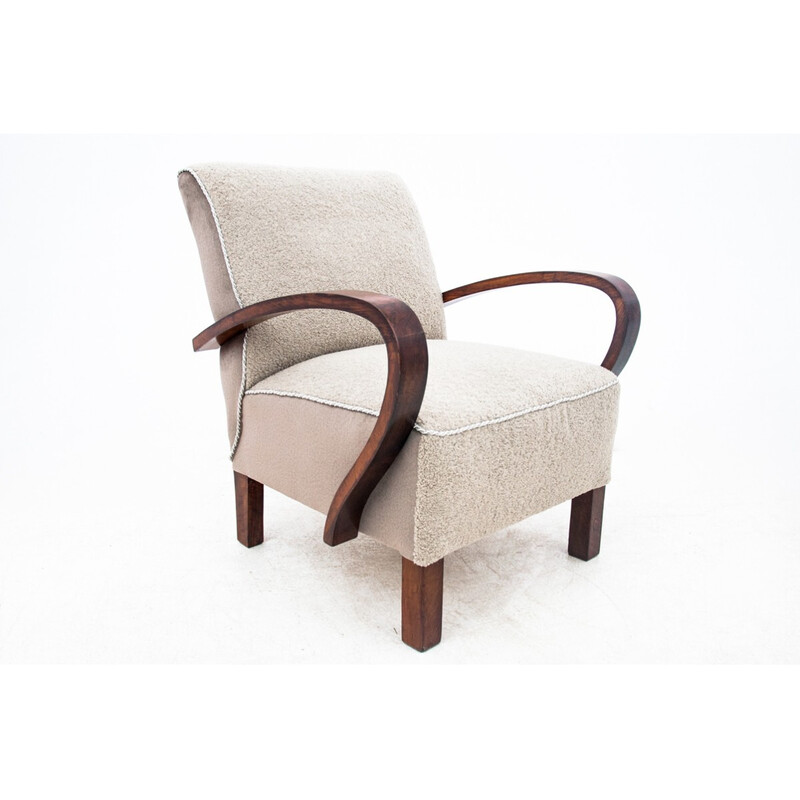 Pareja de sillones Art Decó vintage de Jindrich Halabala, años 30