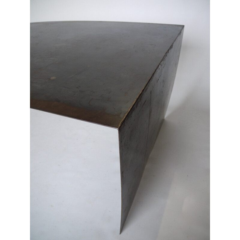 Industrieller Vintage-Schreibtisch aus Stahl Galerie, 1980er Jahre