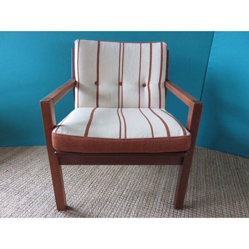 Pair of Danish armchairs in teak - 1960s