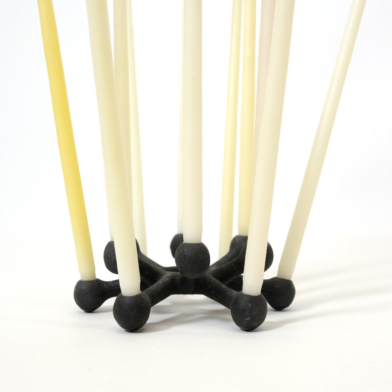 Vintage cast iron candlestick with 12 candles by Jens Quistgaard for Dansk Design, 1960