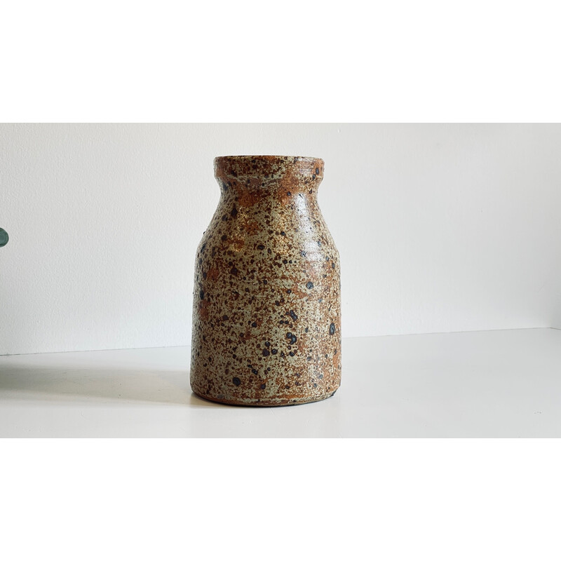 Vintage Pyrite stoneware vase