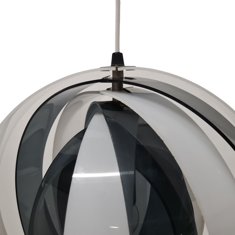 Candeeiro suspenso Vintage Space Age Moon por Verner Panton, Dinamarca Anos 60