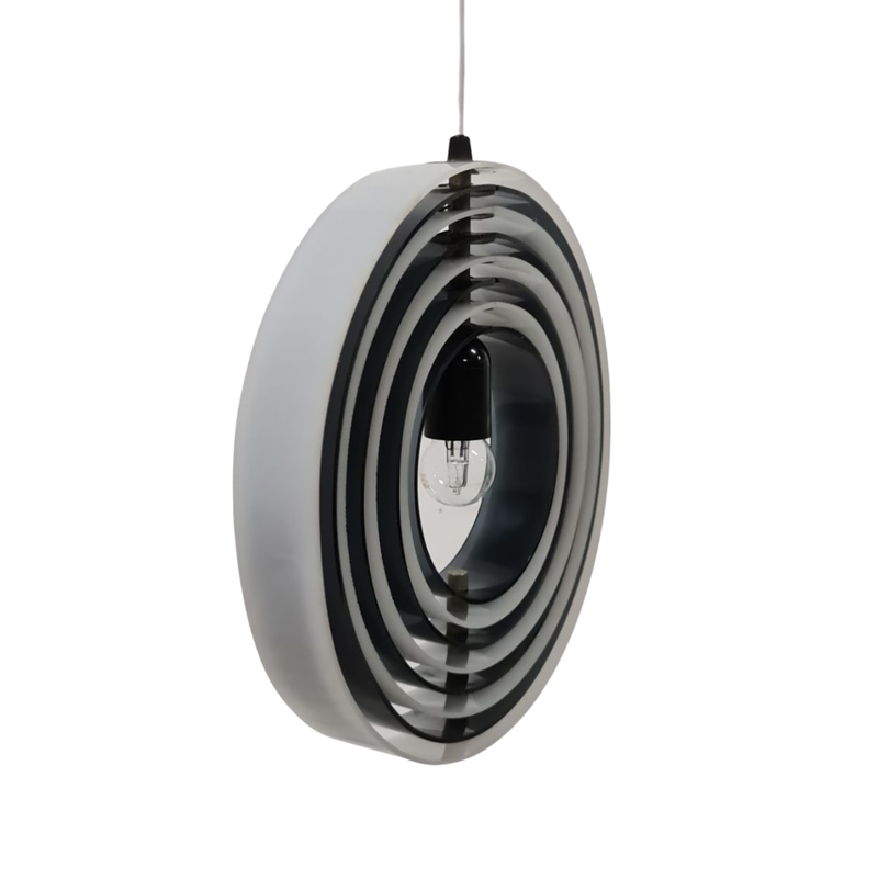 Candeeiro suspenso Vintage Space Age Moon por Verner Panton, Dinamarca Anos 60