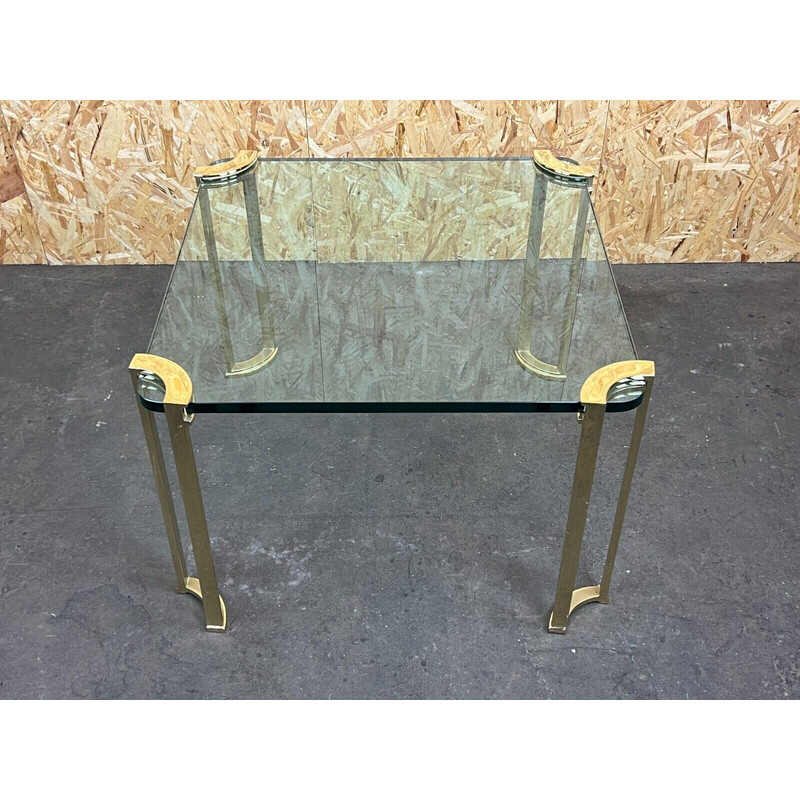 Vintage Brutalist bronze coffee table by Peter Ghyczy, 1960-1970