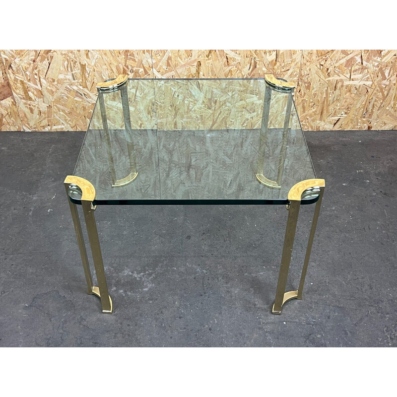 Vintage Brutalistische bronzen salontafel van Peter Ghyczy, 1960-1970