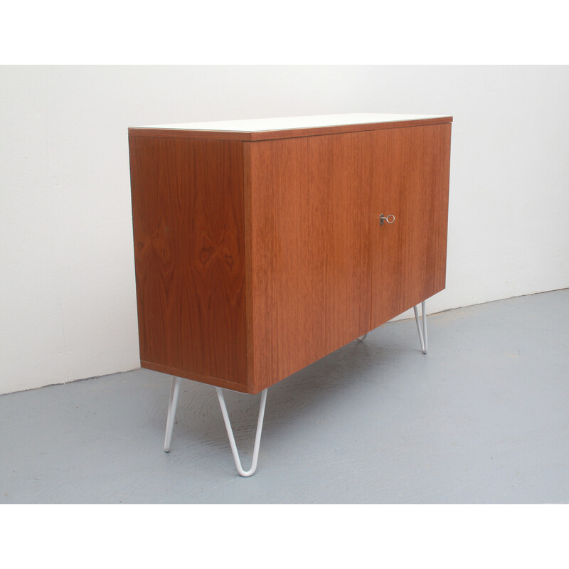 Vintage sidebaord in teak and formica, 1960s