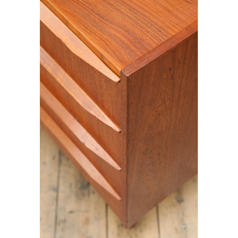 Vintage chest of drawers in teak - 1960s