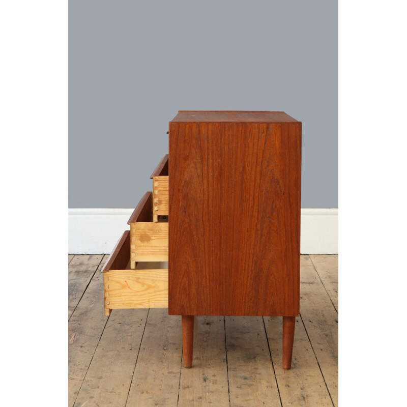 Vintage chest of drawers in teak - 1960s