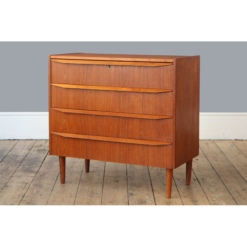 Vintage chest of drawers in teak - 1960s