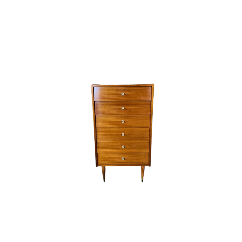 Scandinavian vintage chest of drawers in wood, 1960s