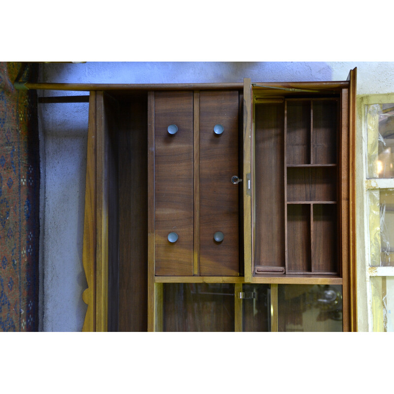 Vintage Scandinavian wooden secretary, 1960s