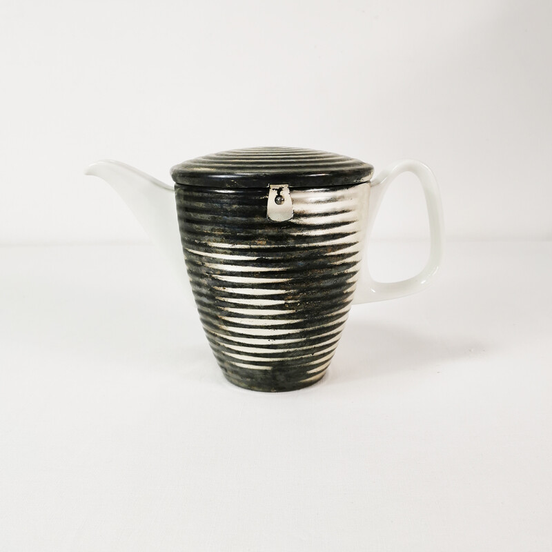 Vintage jug with warmer Wmf by Kurt Radtke, Germany 1950s