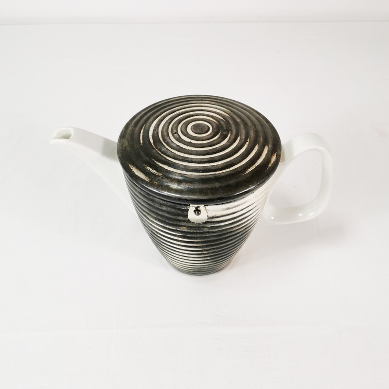 Vintage jug with warmer Wmf by Kurt Radtke, Germany 1950s