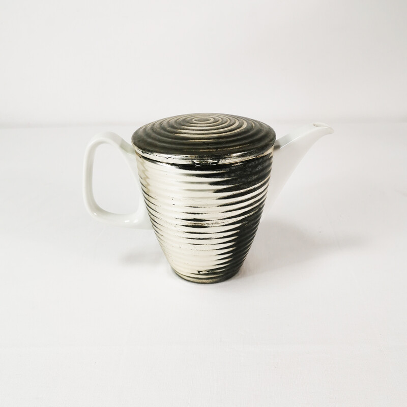 Vintage jug with warmer Wmf by Kurt Radtke, Germany 1950s