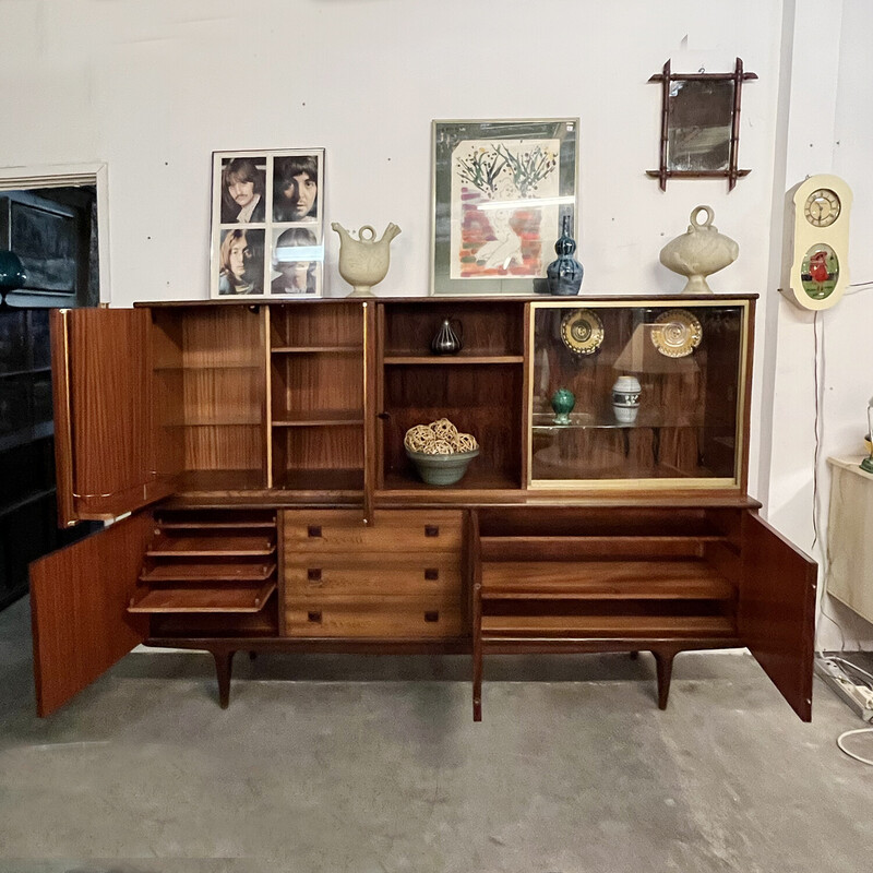 Vintage Danish highboard in Rio rosewood, 1960