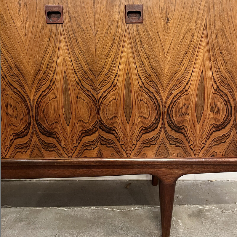 Vintage Danish highboard in Rio rosewood, 1960