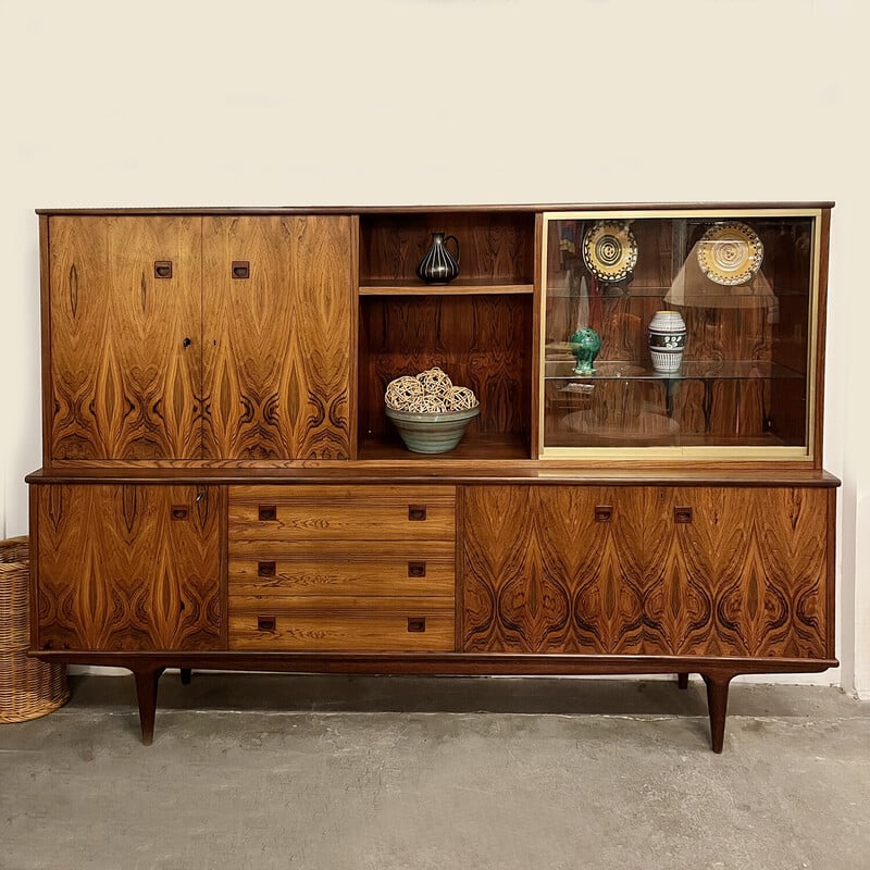 Credenza danese d'epoca in palissandro Rio, 1960