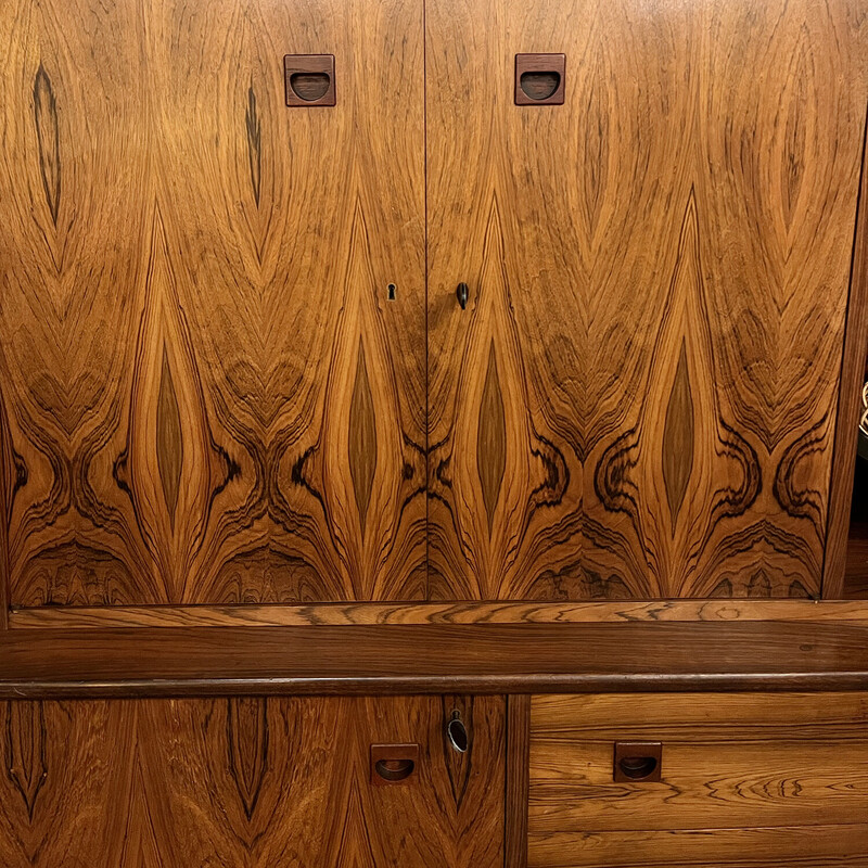 Vintage Danish highboard in Rio rosewood, 1960