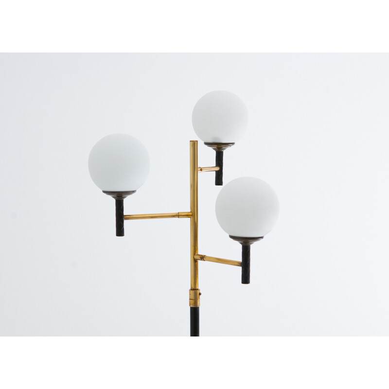 Lampadaire italien en opaline - 1950