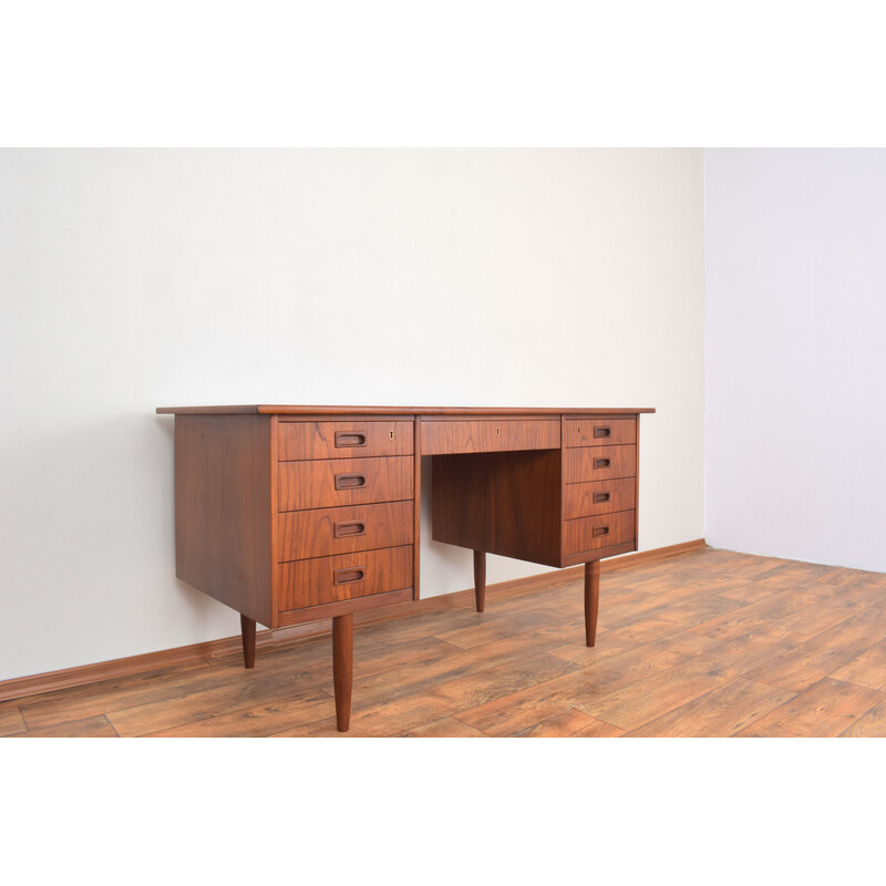 Mid-century Danish teak desk, 1960s