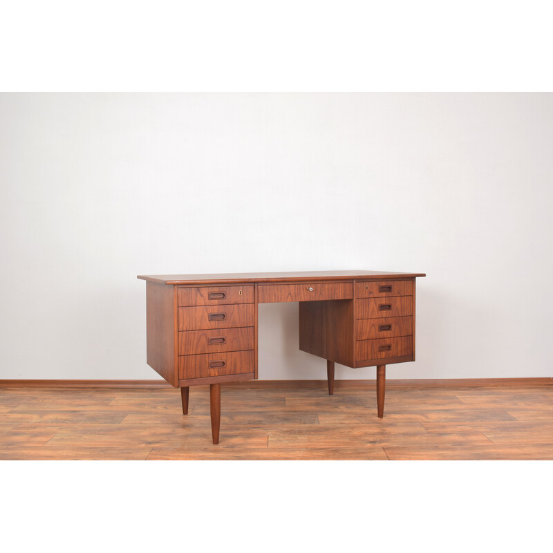 Mid-century Danish teak desk, 1960s