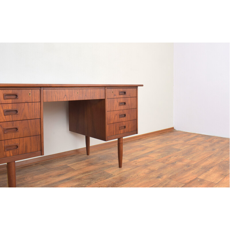 Mid-century Danish teak desk, 1960s