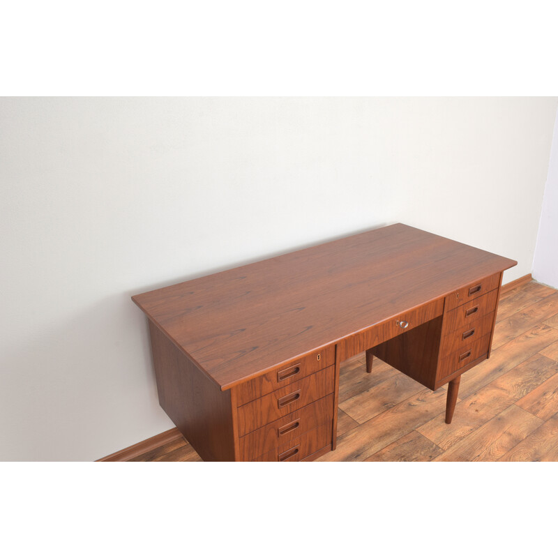 Mid-century Danish teak desk, 1960s