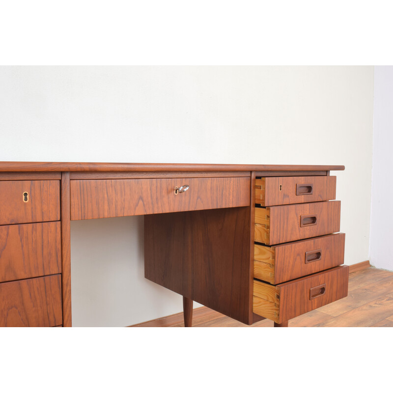 Mid-century Danish teak desk, 1960s