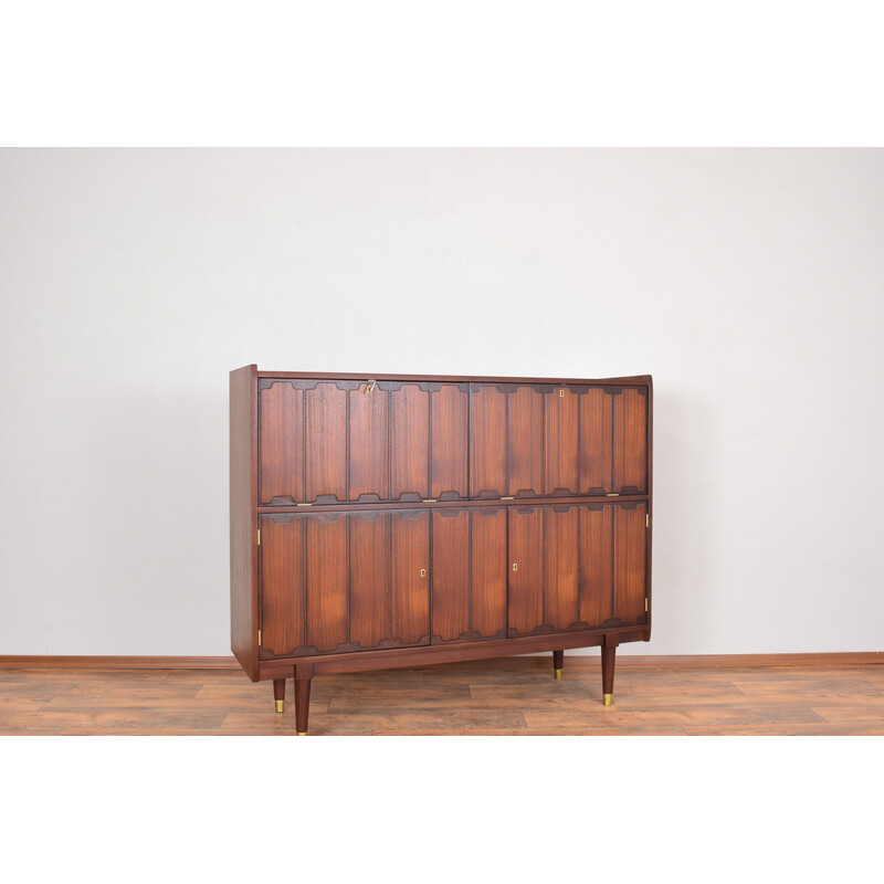 Mid-century Norwegian teak highboard, 1960s