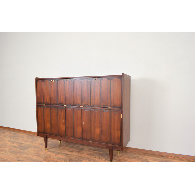 Mid-century Norwegian teak highboard, 1960s