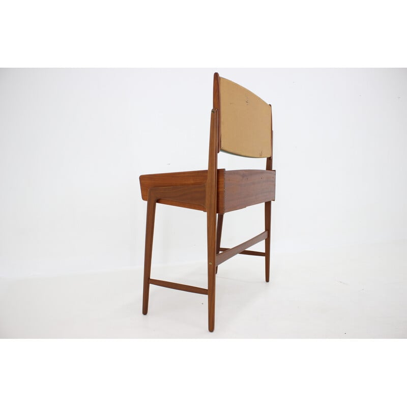 Vintage teak dressing table with mirror by Svend åge Madsen, Denmark 1960s