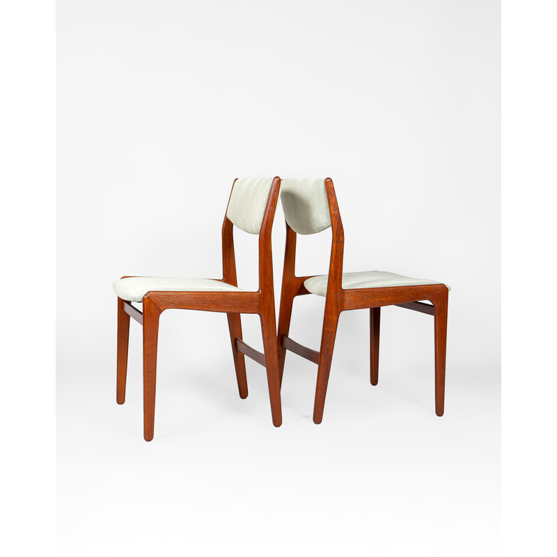Cadeira de teca dinamarquesa de meados do século por Poul Volther para Frem Røjle, Dinamarca 1960