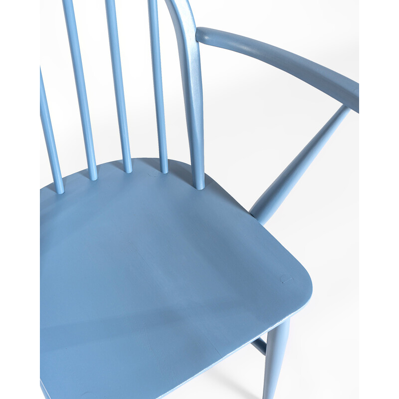 Vintage blue Windsor chair by Lucian Ercolani for Ercol, UK 1960