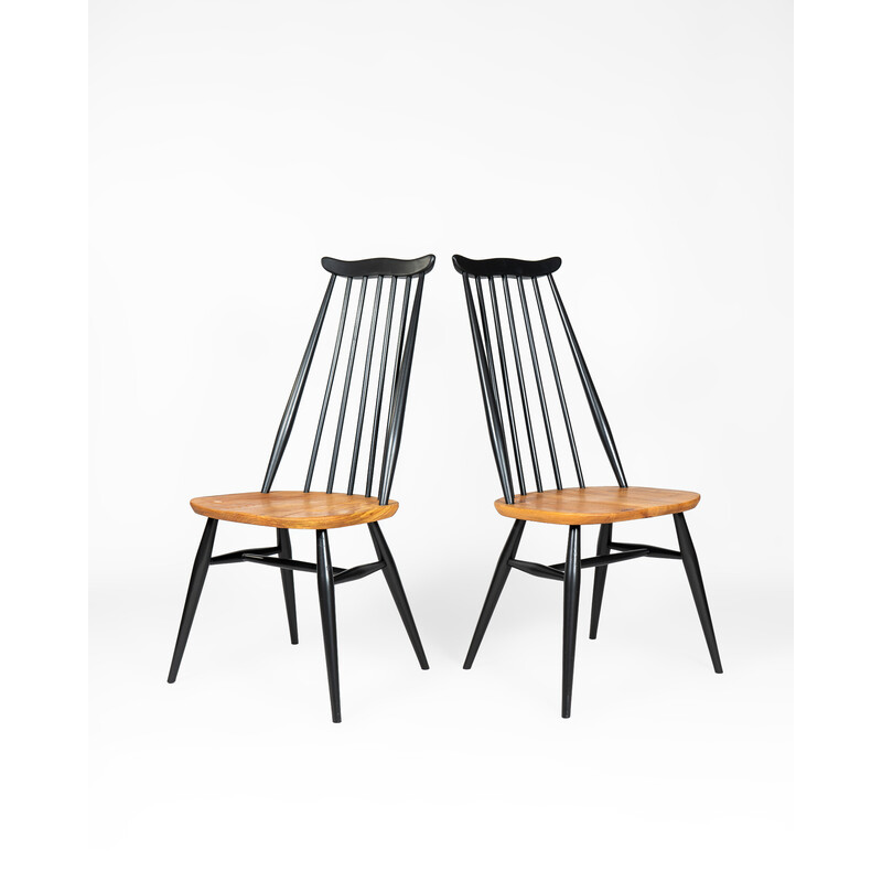 Pair of vintage Moustache chairs by Lucian Ercolani for Ercol, 1960s