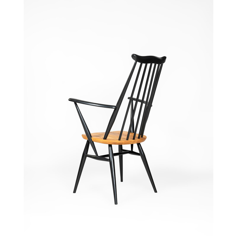 Paire de chaises Moustache vintage avec accoudoir de L. Ercolani pour Ercol, 1960