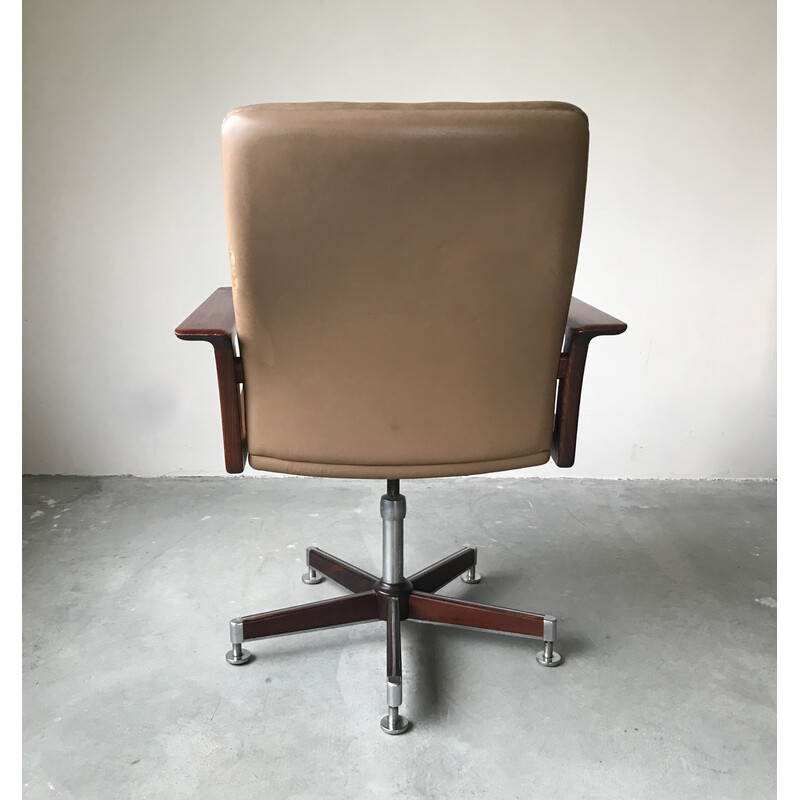 Silla de oficina vintage de Arne Vodder para Sibast, Dinamarca 1970