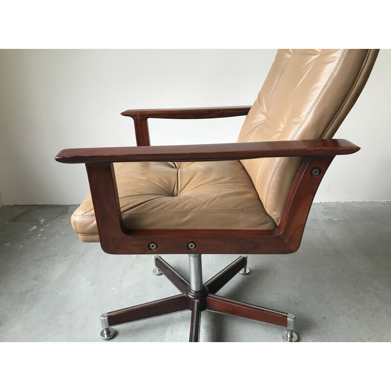 Vintage office chair by Arne Vodder for Sibast, Denmark 1970