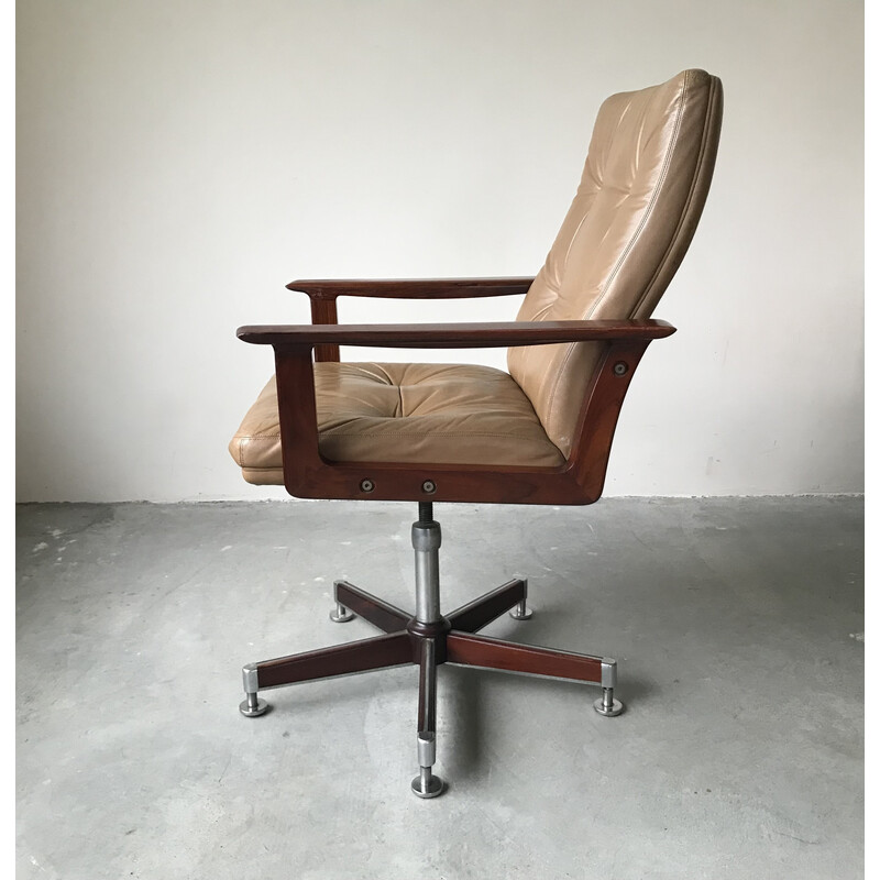 Vintage office chair by Arne Vodder for Sibast, Denmark 1970