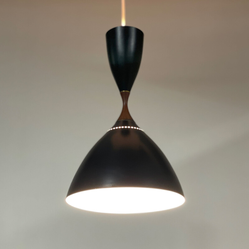 Vintage Diabolo pendant lamp P272 by Svend Middelboe for Nordisk Solar, 1960s