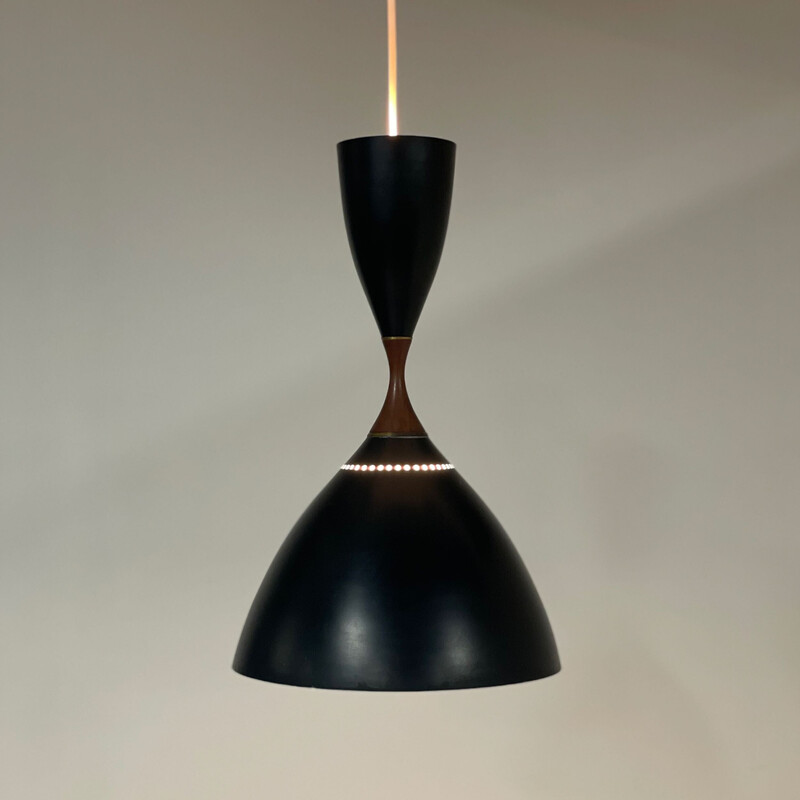 Vintage Diabolo pendant lamp P272 by Svend Middelboe for Nordisk Solar, 1960s