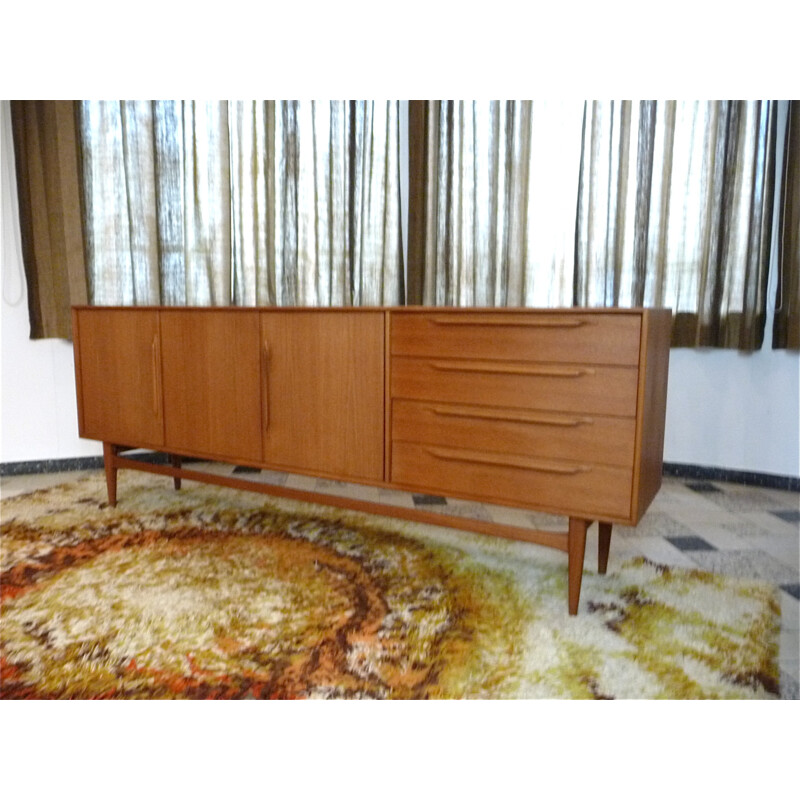 Large Mid-Century Sideboard in Teak - 1960s