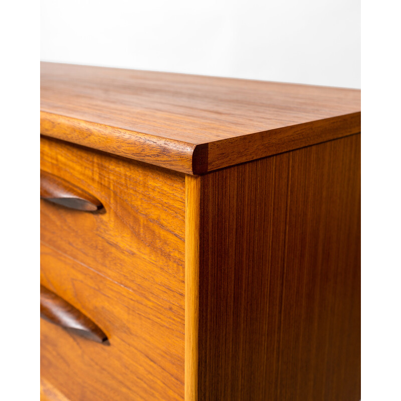 Mid century teak and beechwood sideboard by Frank Guille for Austinsuite, UK 1960s
